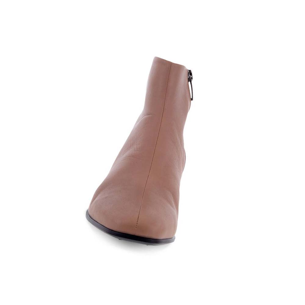 Ecco Shape 35 Squared Ankle Pensko Dame Brune | NO 110UZG